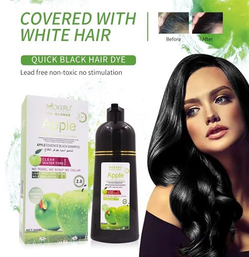 Apple Hair Colour Shampoo Black Apple Hair Colour Shampoo Black
