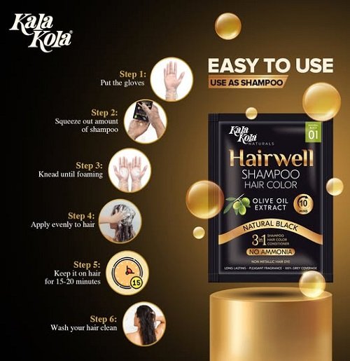 Kala Kola Hairwell Shampoo Hair Color Kala Kola Hairwell Shampoo Hair Color