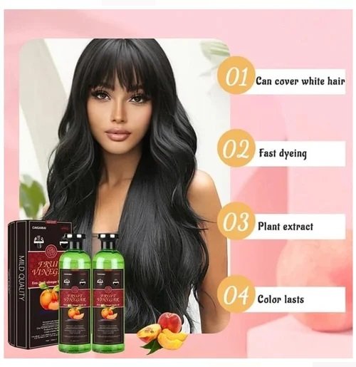 Fruit Vinegar Black Hair Gel Fruit Vinegar Black Hair Gel
